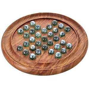Wooden Goli Game with Marble Balls Set