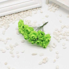 Load image into Gallery viewer, Paper Flower / Paper Flower- Light Green Necklace Link Accessories
