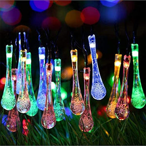 Decorative String Lights Waterdrop Shape