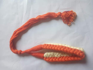 Dori Orange Base+ Colors & Yellow Necklace (Tassels)