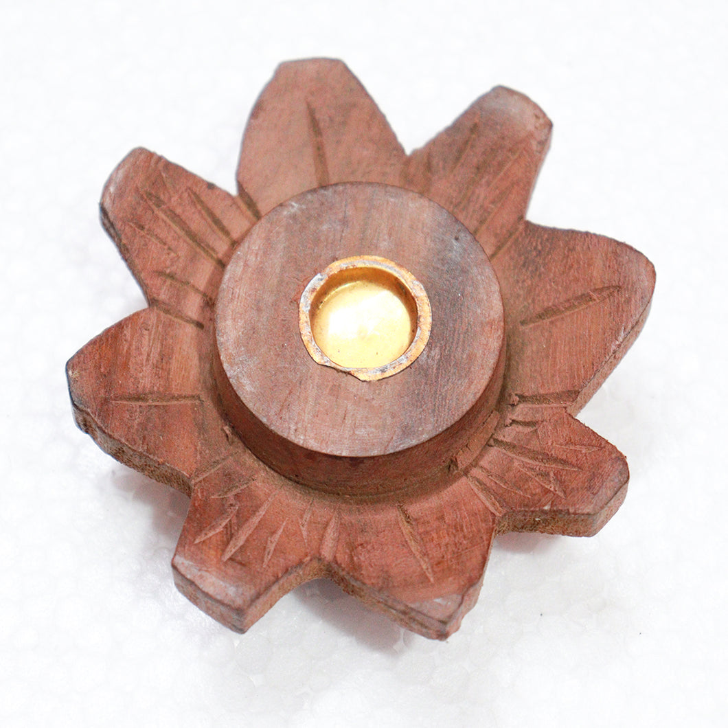 Wooden Dhoop Batti & Agar Batti Stand Small Size - Random Designs