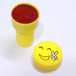 Small Round Stamp for Kids Emoji Stamps