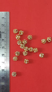 6 mm Stone Ball GOLD