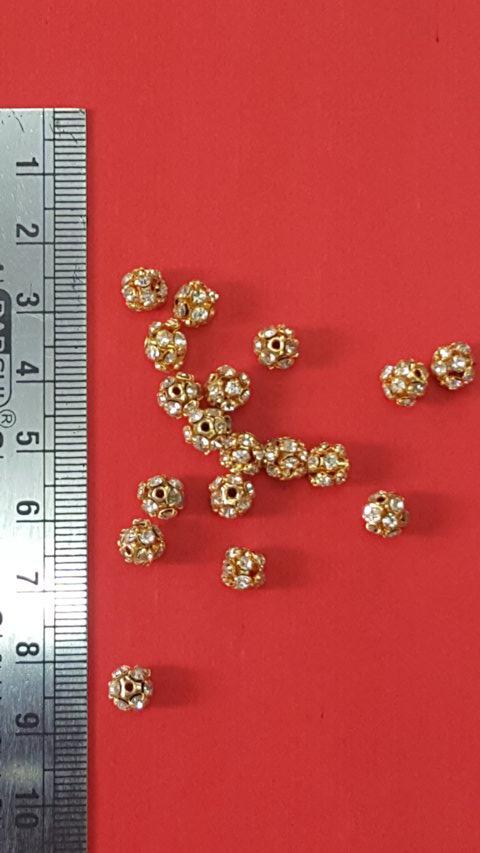 6 mm Stone Ball GOLD