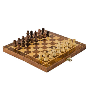 Wooden Chess Board for Adult & Kids With 32 Pawns