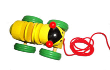 Load image into Gallery viewer, Handmade Wooden Caterpillar Toy-1 Piece
