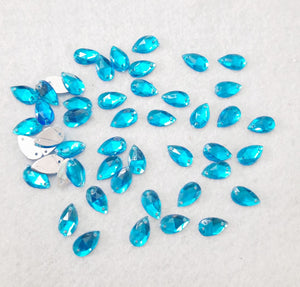 Kundan Stone Thilak Shape 10X7-(20 grames) WITH HOLE