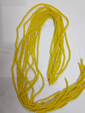 Load image into Gallery viewer, 3Mm Premium Quality Shinning Crystal Strings Lemon Yellow Beads Glass 10Mm
