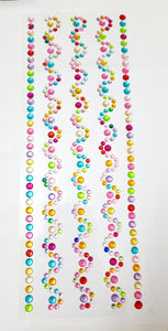 Multi Shaped Shining Stone Crystal Studs/Stickers for Art & Craft, Decoration, Project Work, School Work, Boarder Making, Creative Work Etc.