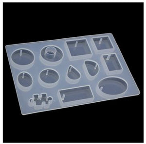 Resin Silicone Mould Jewellery, Pendant & Earrings