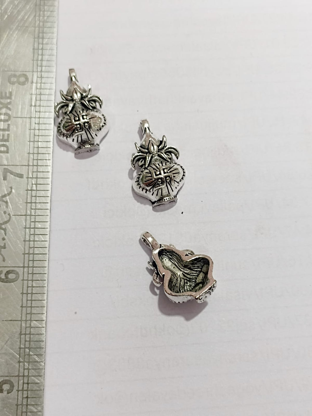 Silver Kalasam Charms C7