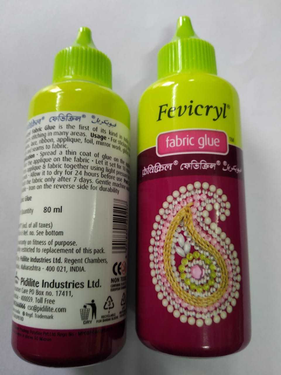 Fevicryl Fabric Glue 80 ml (1 Box - 10 pcs)