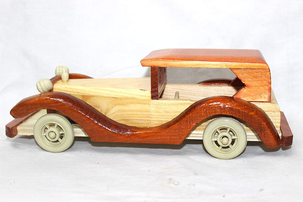 Wooden Craft Decorative Wooden Vintage Classic Car/Antique Car/Showpiece/Gift for Child/Office Decoration