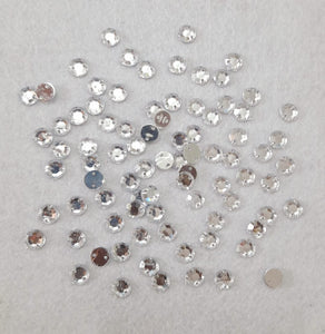 Kundan Stone 8mm Round(20 grames) with hole
