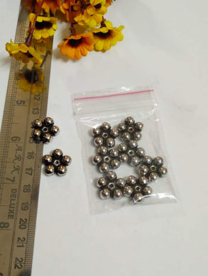 Antique Silver Beads Ccb 8