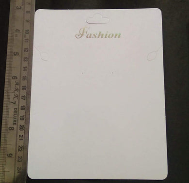 10 Pieces Neck Lace Packing Card 6.75 Inch X 5.25 Materials