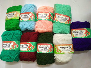 Wool/woolen Threads Violet Woolen