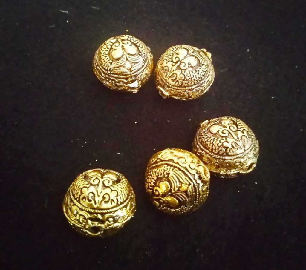 Gold Brass Metal Ball ANG28