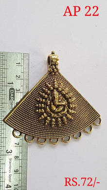 Antique Metal Gold Pendant (Big Size) AP 22