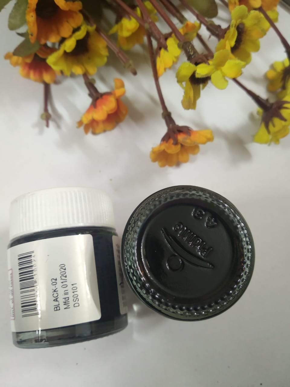 Fevicryl Acrylic Colors- Black Fabric Glue & Adhesives
