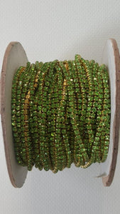 Small L.green Stone Chain