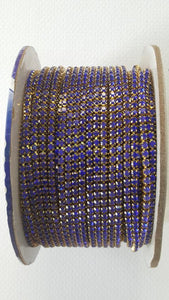 BIG DARK BLUE Stone chain