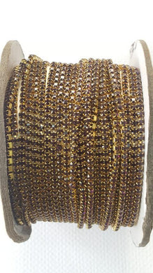 BIG Maroon Stone chain