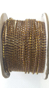 BIG Maroon Stone chain