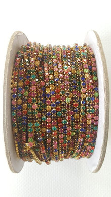 BIG Multi Coloured Stone Chain