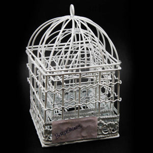 Bird Metal Cage (Set 3pcs) Square Plane With Wall Hanging
