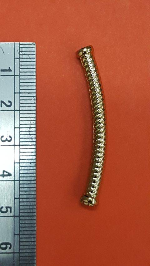 Bend Pipe Small Antique Gold