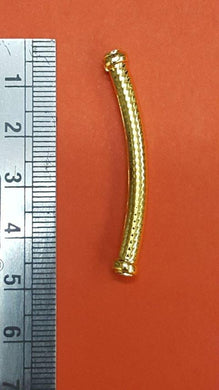 Bend Pipe Small Gold
