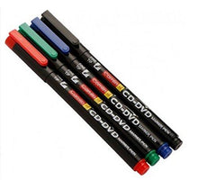 Load image into Gallery viewer, Camlin Cd - Dvd Marker Pen Available In Colors (Black Blue Red Green) Black Stationery Products
