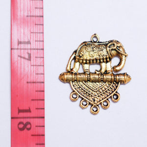 Gold Bahubali Pendant Small Pair (2pcs)