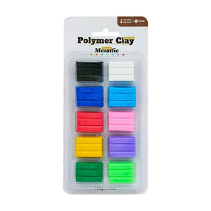 Polymer Clay 10 Color Card 100 Grams