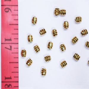 Gold Small Drum Connector GSD 01 (10 Pieces)