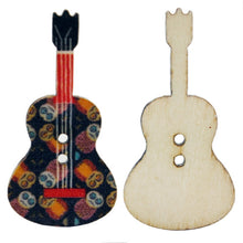 Load image into Gallery viewer, Decorative Button Wooden Guitar 20pcs
