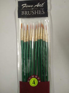 Fine Art Brushes - Round Type Drawing Materials