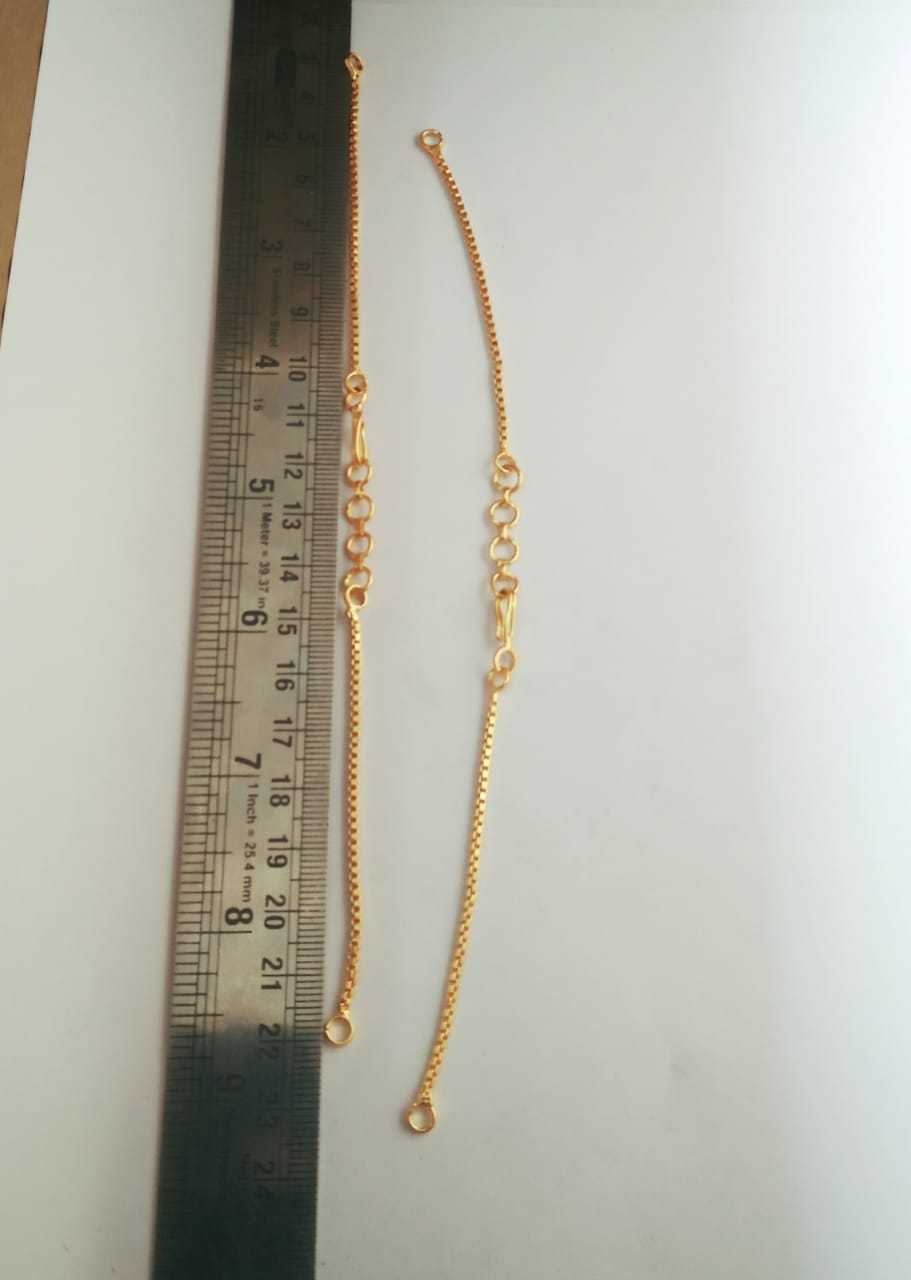 Back Chain Gold -Square shape