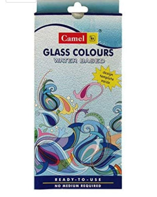 Camel Glass Colors/camel Water Based Color - 10Ml Each 6 Shades Fabric Glue & Adhesives