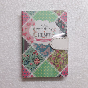 Flower Designed Diary - Random Color