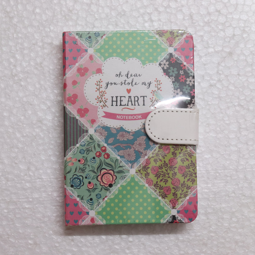 Flower Designed Diary - Random Color
