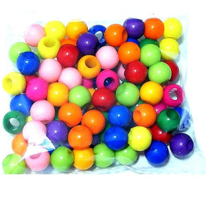 Plastic Beads 10Mm (Wrapping Quality)