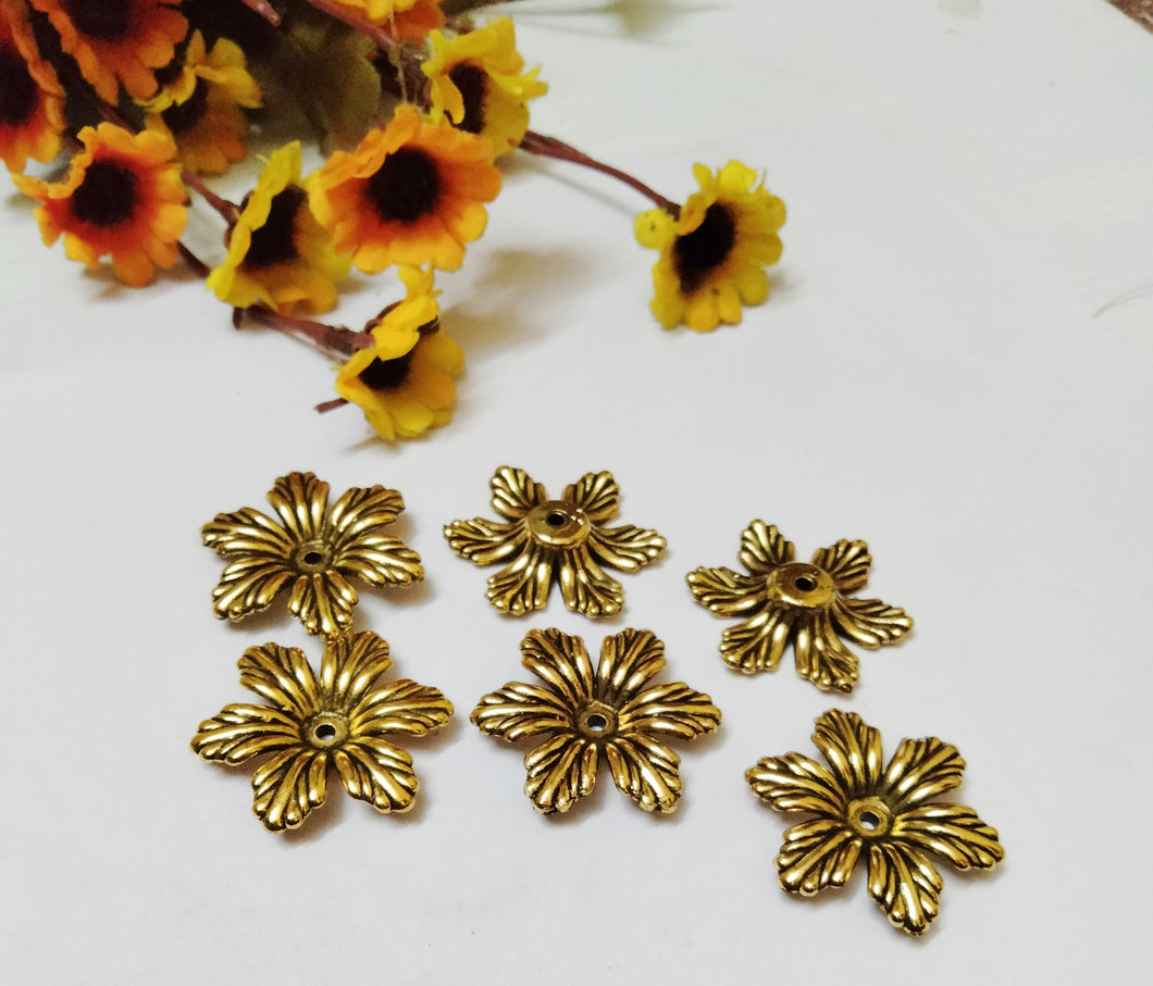 Antique Gold Beads CCB 45