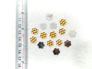 Flower Model Small DOT Kundan (8mm) Gold Color