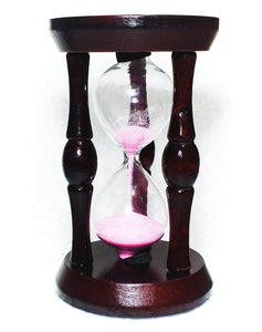 Timer Wooden Base Hour Glass for Home Office Decorative Gift Storm