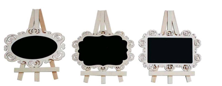 Wooden Designed Black Board Easel 7