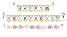 Load image into Gallery viewer, Elephant Happy Birthday Printed Banner

