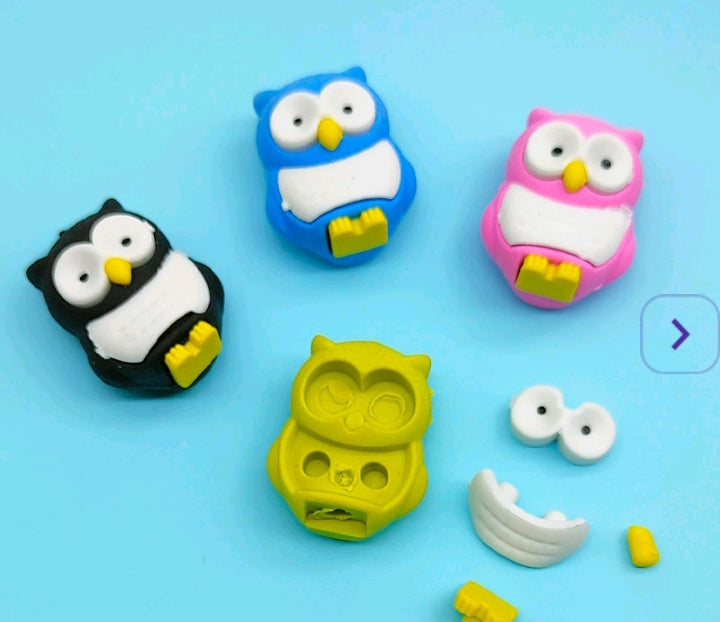 Owl Eraser for Kids 1 Pc