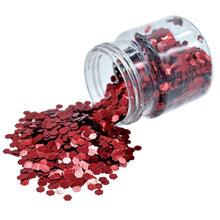 Load image into Gallery viewer, Hexagon Shape Glitter Sequins 60 Grams - DIY Nails &amp; Resin -
